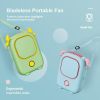 Cooling Neck Fan 3 Speeds Wearable USB Charging Mini Cooling Fan Cute Portable Neck Fan For Women Camping Kids Girls Travel