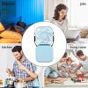 Foldable Electric Fan Strap Type Portable Air Conditioners Camping Mirror USB Rechargeable Small Fan Desktop Summer Convenient