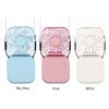 Foldable Electric Fan Strap Type Portable Air Conditioners Camping Mirror USB Rechargeable Small Fan Desktop Summer Convenient