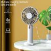Portable Handheld Fan 3 Speeds Rechargeable Portable Desk Cooling Fan Handheld Fan Perfect Travel Camping Portable Fan For camp